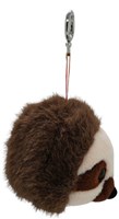One Love bedel speelgoed luiaard Ollie bruin crème sleutelhanger-2