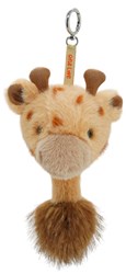 One Love bedel giraffe geel bruin - schattige hanger voor kinderen