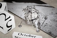 Eureka bouwset Metal Earth Apollo Lunar Module zilver - 3D puzzel-3