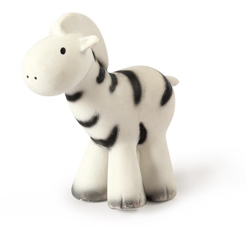 Tikiri badspeeltje zebra natuurlijk rubber bijtspeelgoed baby