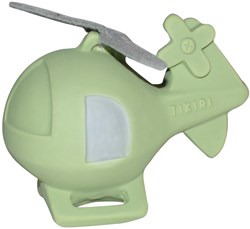 Tikiri badspeelgoed helikopter - Vroom Vroom Friends natuurlijk rubber