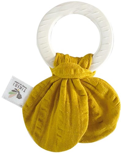Tikiri anneau de dentition jouet bébé - Safari caoutchouc naturel sans BPA-2