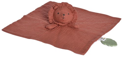 Tikiri knuffeldoekje leeuw baby speelgoed biologisch katoen-2