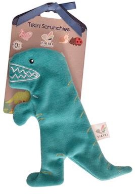 Tikiri knispe speelgoed T-Rex - biologisch katoen en rubber-3