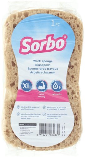 Sorbo éponge de nettoyage XL viscose – ultra absorbante et durable