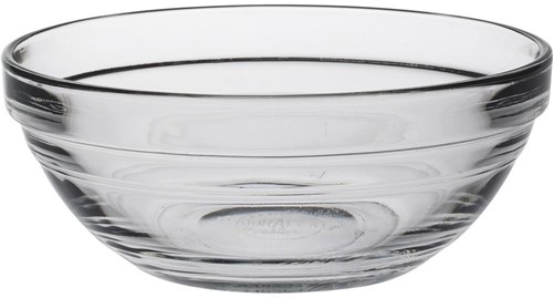 Duralex saladier verre empilable 12cm transparent lot de 6