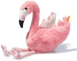 Steiff pluche flamingo Jill, roze - 30 cm knuffel voor kinderen