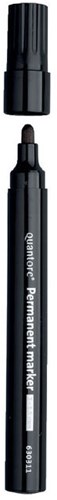 Quantore marqueur permanent noir 1-1,5mm - marqueur pour toutes surfaces