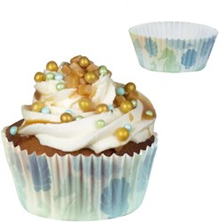 Boland caissettes à cupcakes sirène bleu papier fête d'enfants