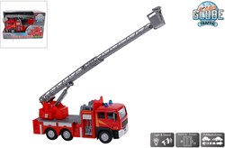 Kids GLOBE camion de pompier jouet échelle die cast lumière son 16cm