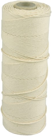 Quantore corde en coton 100 mètres - corde de loisirs créatifs écru