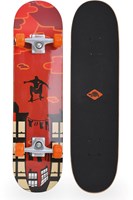 Schildkröt skateboard 31 inch Kicker rood - beginners skateboard funwheels