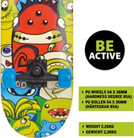 Schildkröt skateboard Slider 31 inch monsters - skateboard voor kinderen en volwassenen-3