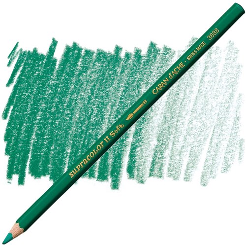 Caran d'Ache aquarelpotlood groen - Supracolor malachietgroen HB-2