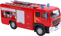 Kids GLOBE camion de pompier jouet die cast lumière son 13cm-2
