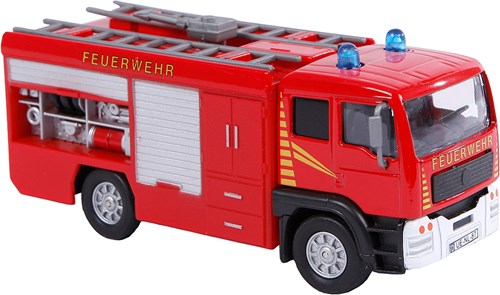 Kids GLOBE camion de pompier jouet die cast lumière son 13cm-2