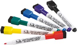 Quantore marqueurs pour tableau blanc - 6 couleurs effaçables à sec