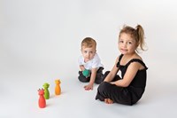 Mom's Care SENSORY TOYS Soft bowling, pastel 4