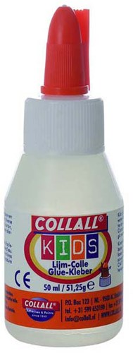 Collall kinderlijm knutselplezier 100 ml transparant veilig