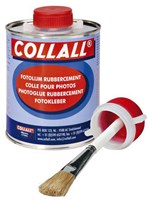 Quantore colle caoutchouc 1000ml avec pinceau pour loisirs créatifs papier