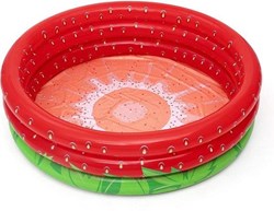 Bestway zwembad kinderbad aardbei 160x38cm met reparatiepatch