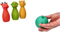 Mom's Care SENSORY TOYS Soft bowling, pastel 9