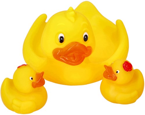 Mom's Care jouet de bain canards - porte-savon - sans BPA - 3 pièces-3