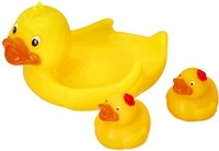 Mom's Care BATH TOYS Duck Shaped Soap Dish - Set of 3 4