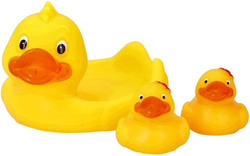 Mom's Care BATH TOYS Duck Shaped Soap Dish - Set of 3 5