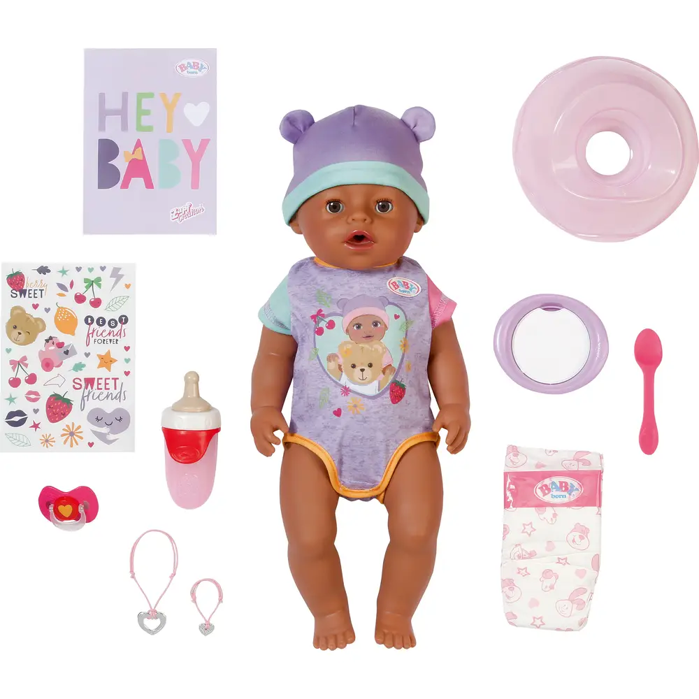 BABY born babypop Eva 43cm met magische accessoires en watermagie