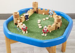 Cosy grasmat speelgoed inzetstuk voor Mini Tuff Spot Tray - ontdektafel