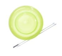 Eureka assiette de jonglage jouet avec baguette - jaune - apprendre à jongler