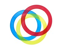Eureka jongleer ringen speelgoed - Acrobat 3 Juggling Rings Junior 24 cm