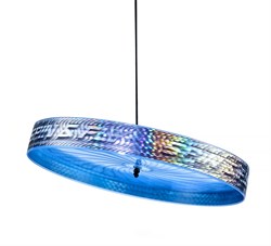 Eureka jongleerfrisbee speelgoed Spin & Fly - blauw - frisbee tricks