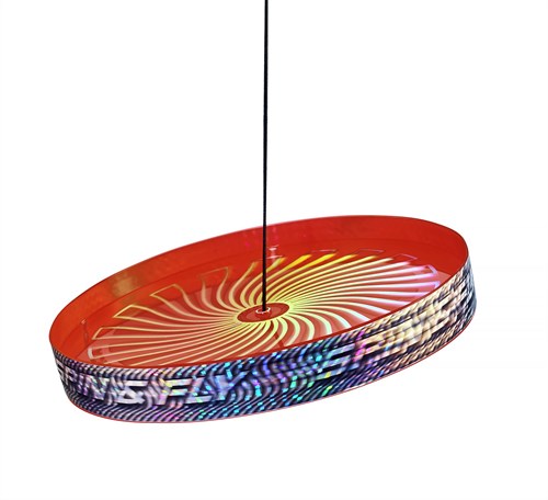 Eureka jouet frisbee de jonglage Spin & Fly - rouge - jeu d'adresse