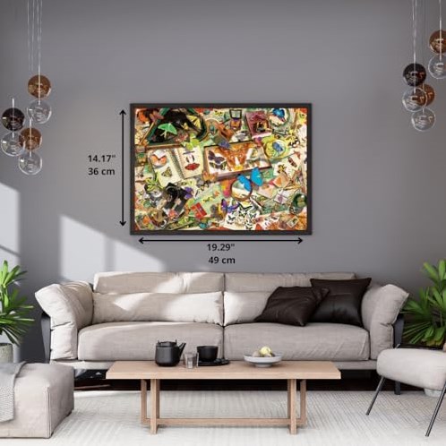 Clementoni puzzle - 500 pièces - Le Collectionneur de Papillons - High Quality Collection-3