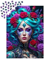 Enjoy Puzzle legpuzzel Gothic Flowers Portrait 1000 stukjes volwassenen-3