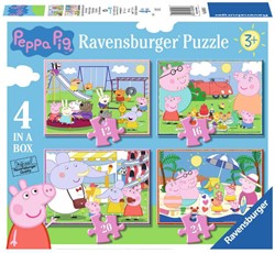 Ravensburger Legpuzzel Peppa Pig 4in1, 24 stukjes