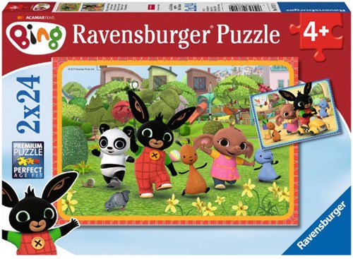 Ravensburger puzzle Bing Bunny - 2x24 pièces - puzzle enfant