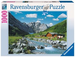 Ravensburger puzzel Karwendelgebergte, Oostenrijk - 1000 stukjes