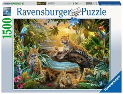 Ravensburger puzzle animaux - Léopards dans la jungle 1500 pièces