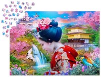 Enjoy Puzzle legpuzzel Geisha-Garten - 1000 stukjes puzzelplezier-3