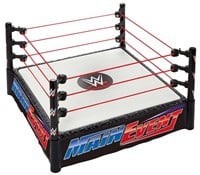 Mattel WWE set de jeu ring de catch avec étiquettes RAW et Main Event-2