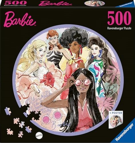 Legpuzzel Rond Barbie, 500st.-2