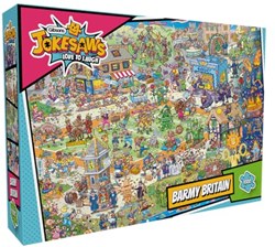 Gibsons legpuzzel Barmy Britain 1000 stukjes humoristisch karton