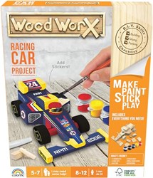 Goliath houten bouwpakket raceauto Wood Worx - creatief speelgoed