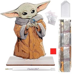 Craft Buddy Star Wars Grogu Crystal Art XL Buddy kit créatif
