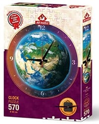 Art Puzzle Puzzle-Uhr - Die Welt - 570 Teile