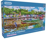 Gibsons legpuzzel Low Tide at Tobermory - 636 stukjes - panoramisch