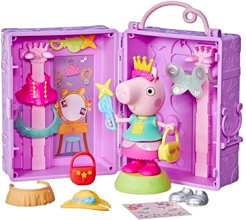 Hasbro Peppa Pig armoire à vêtements avec accessoires et autocollants